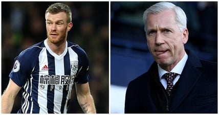 Chris Brunt got stuck into West Brom teammates and Alan Pardew after latest defeat