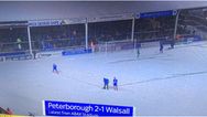 If you thought Oriel Park was snowy, wait until you see what Peterborough endured