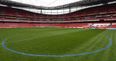 Arsenal fans aren’t happy as ground staff paint pitch markings blue ahead of Manchester City visit