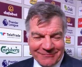 Sam Allardyce smirks after he’s asked about frustrated Everton supporters