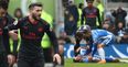 How Sead Kolasinac escaped punishment for emptying Brighton’s Ezequiel Schelotto is beyond us