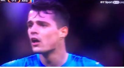 Fans reckon they’ve figured out what Granit Xhaka shouted at a furious Arsene Wenger