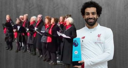 Just another award for Mo Salah and another choir singing his name