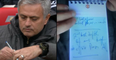 What Jose Mourinho wrote down on his notepad proves he knew exactly how to unlock the Liverpool defence