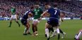 Bundee Aki played a crucial, but not obvious role in two tries against Scotland