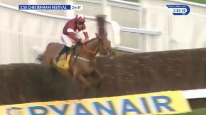 Un De Sceaux is stunned as Balko Des Flos wins Ryanair Chase