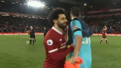 Mo Salah apologised to Watford’s goalkeeper after ruining his day