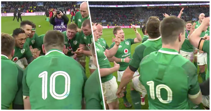 Bundee Aki leads team in Irish Haka celebration