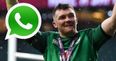 Peter O’Mahony sent a lovely text to an injured Ireland teammate on Sunday morning