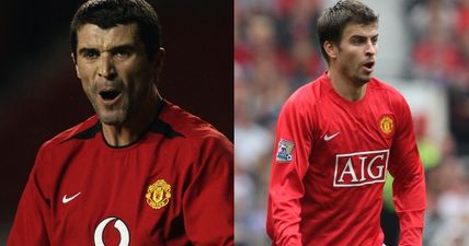 “I nearly shit myself” – Gerard Pique reveals terrifying run-in with Roy Keane at Manchester United