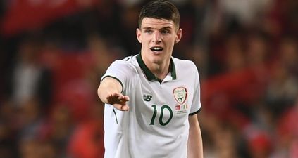 Declan Rice, looking like he was born in an Ireland shirt, played with his head and his heart against Turkey