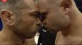 One of the most awkward staredowns in combat sports history