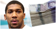 Anthony Joshua cashes in with superb 25/1 bet