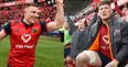 Every Munster fan needs to see how the bench erupted when Andrew Conway scored his try