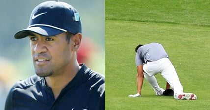 ESPN journalist offers update on Tony Finau after wrecking his ankle during ace celebration at Masters par 3 contest