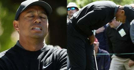 Tiger Woods had a rollercoaster of an opening round at Augusta