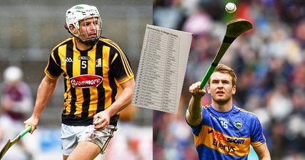 The best 15 players of Kilkenny and Tipperary’s League final starting teams