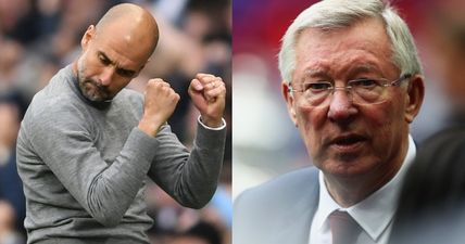 Alex Ferguson’s reaction to Manchester City goal sums up United’s first-half misery