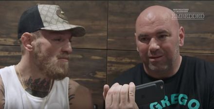 Dana White’s conversations with Conor McGregor appear to be getting more positive