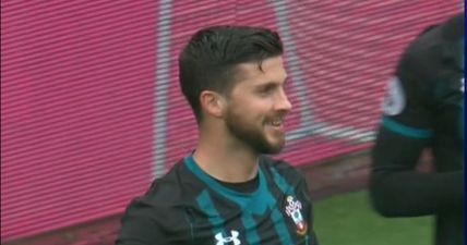 Shane Long gives Southampton the lead against Arsenal