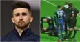 Sean Maguire shows outrageously ruthless side to score as Leeds defender lies in a heap