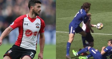 Marcos Alonso’s ‘vile’ challenge on Shane Long somehow goes unpunished