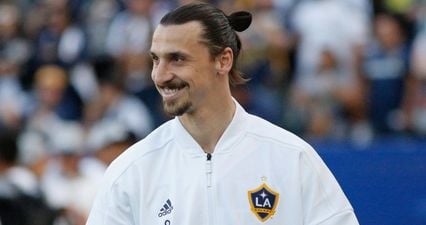 It didn’t take long for Zlatan Ibrahimovic to bag an appearance on popular American talk show