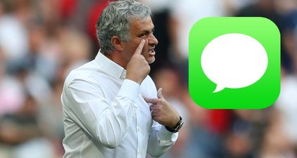 Jose Mourinho reveals text message high-profile Manchester United figure sent him before Spurs clash