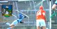 Goalkeeper in Limerick springs into air and pulls off diving save to top all others