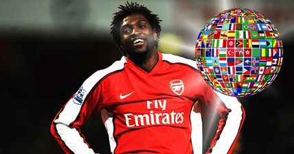 Can you name the international teams these Arsenal players represented?