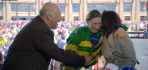 Emotional scenes as Nina Carberry and Katie Walsh bow out together