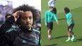 Marcelo pulls off touch of the season in Real Madrid training ground footage