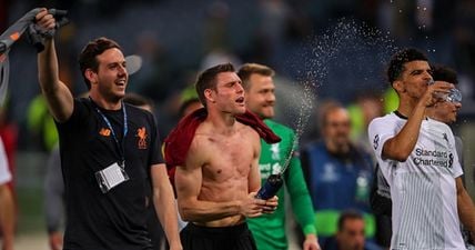 James Milner reveals why he missed Liverpool’s dressing room celebration pictures