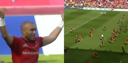 Simon Zebo produces absolutely outrageous assist for Keith Earls in Thomond Park farewell