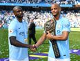 Eliaquim Mangala derided for appearing at Manchester City’s title presentation