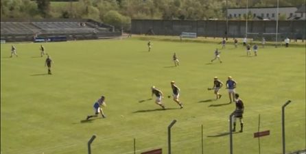 Wicklow hurler pulls on it from 60 yards out, rips over the bar