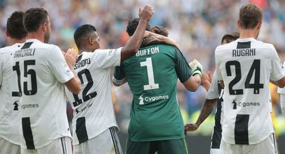 WATCH: Emotional scenes as Gianluigi Buffon exits the field as a Juventus player for the final time