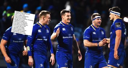 Ruddock gets nod ahead of Fardy as Leinster name team for Pro 14 final