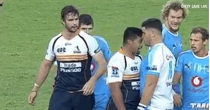 Brumbies hooker receives red card for ‘headbutting’ opponent