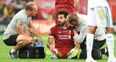 Mo Salah has suffered a suspected dislocated shoulder