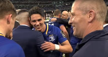 Stuart Lancaster’s first words to Joey Carbery after Leinster win show he can’t be allowed leave