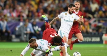 Petition asking Uefa to punish Sergio Ramos for ‘intentionally hurting Mo Salah’ nears 150,000 signatures