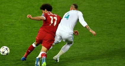 Egyptian Lawyer files €1 billion lawsuit against Sergio Ramos after tackle on Mohamed Salah