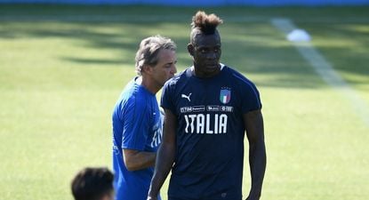 Mario Balotelli scored a stunning goal on return to Italy team