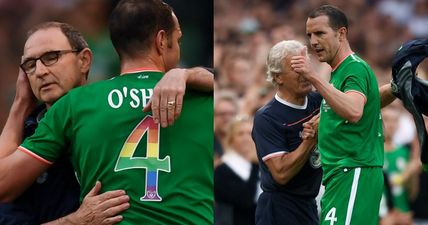 John O’Shea bows out to touching standing ovation at the Aviva