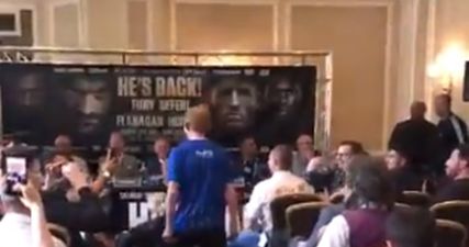 The Wealdstone Raider invades Tyson Fury’s press conference