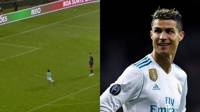 Cristiano Ronaldo Jr. impresses father with screamer after Portugal game