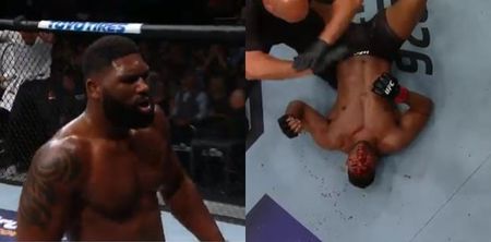 Curtis Blaydes brutally knocks out Alistair Overeem