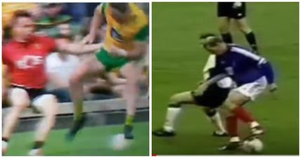 Michael Murphy replicates Zinedine Zidane roulette in Down match