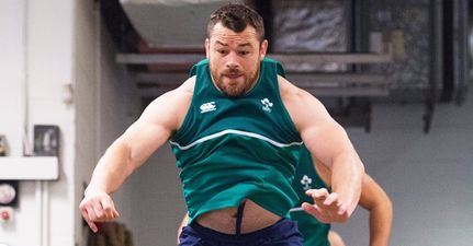 Amount Cian Healy squats after four weeks out of the gym shows some lads are just born with it